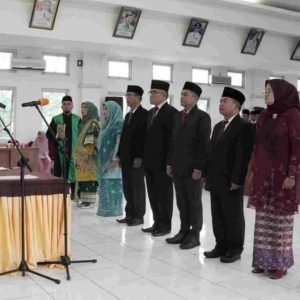 Bupati Safaruddin Lantik dan Ambil Sumpah 59 Pejabat di Sejumlah Unit Kerja