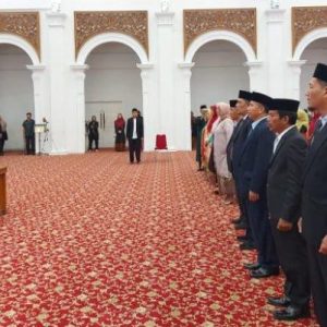 Wako Erman Safar Melantik 42 Penjabat Baru Dilingkungan Pemko Bukittinggi