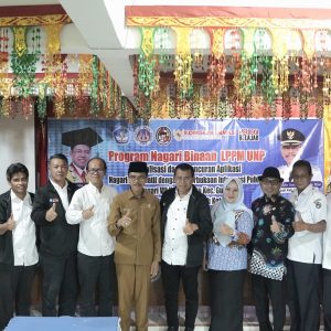 Laksanakan Pengabdian, UNP Sosialisasikan dan Luncurkan Aplikasi Nagari Informatif di Tujuah Koto Talago