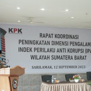 Buka Rakor IPAK, Bupati : IPAK Langkah Penting Capai Masyarakat Bersih dari Korupsi