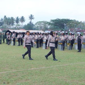 Antisipasi Konflik Jelang Pemilu 2024, Polres Payakumbuh Gelar Simulasi Sispam Kota