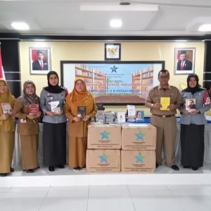 Pemko Payakumbuh Saksikan Penyerahan Bantuan Buku Siap Layan Dari Perpusnas RI kepada Lapas Kelas II B Payakumbuh