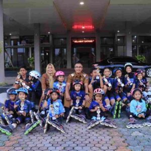 Rida Apresiasi Dan Terus Semangati Atlet Sepatu Roda Kota Payakumbuh