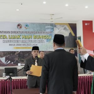 DILANTIK BUPATI, NOFRIZEN DIMINTA TINGKATKAN PELAYANAN DAN PERBAIKI KEBOCORAN
