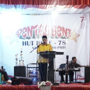 BERLANGSUNG SEMARAK, BUPATI SAFARUDDIN PUJI ANTUSIASME MASYARAKAT KAPUR IX PADA PERINGATAN HARI KEMERDEKAAN
