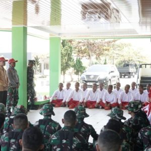 TINJAU KESIAPAN PERINGATAN HUT KE-78 RI, BUPATI APRESIASI KESIAPAN PASKIBRA