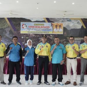 DILEPAS BUPATI, 32 ATLET O2SN LIMA PULUH KOTA SIAP BERLAGA DI TINGKAT PROVINSI