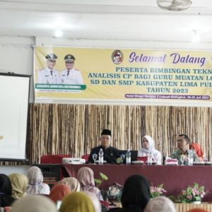 420 GURU SD DAN SMP IKUTI BIMTEK ANALISIS CP MULOK BAM, INI HARAPAN BUPATI SAFARUDDIN