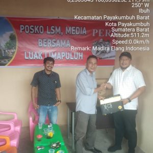 Haji Almaisyar Support Berdirinya Posko Bersama LSM Media Luak 50