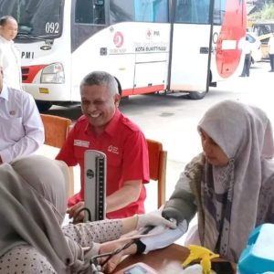 Kolaborasi DLH Kota Bukittinggi Dan PMI Adakan Kegiatan Donor Darah
