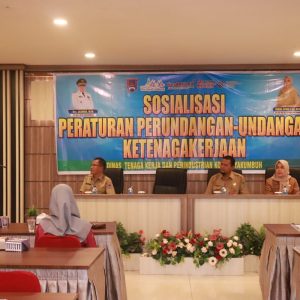Penjabat Wali Kota  Payakumbuh Jasman Membuka Kegiatan Soaialisasi Undang-undang Republik Indonesia Nomor 6 Tahun 2023 