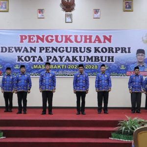 Telah Dikukuhkan! Ini Pengurus KORPRI Kota Payakumbuh Masa Bakti 2023-2028