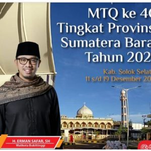 Wali Kota Bukittinggi Sumatera Barat, Erman Safar, melepas 65 orang Kafillah Kota