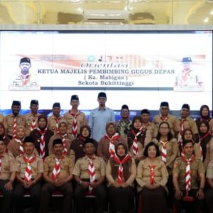 Wako Erman Safar Buka Orientasi Ketua Majelis Pembimbing Gugus Depan Pramuka Se- Kota Bukitting
