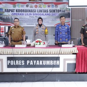 Polres Payakumbuh Gelar Rapat Lintas Sektoral Jelang Operasi Lilin Singgalang 2023