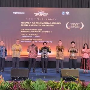 PDAM Sanjung Tirta Buana Sijunjung Raih Penghargaan dari Komisi Informasi Provinsi Sumatera Barat