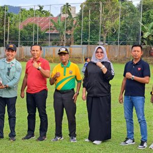 Kadis Parpora Buka Kejuaraan Sepak Bola Antar Klub Se- Kabupaten Sijunjung di Mundam Sakti