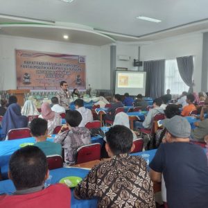 Bawaslu Sijunjung Tutup Akhir Tahun 2023 dengan Kegiatan Rapat Fasilitasi Pelatihan Saksi Partai Politik