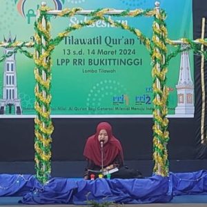 PTQ LPP RRI Bukittinggi Ke 54 Diikuti 132 Perserta