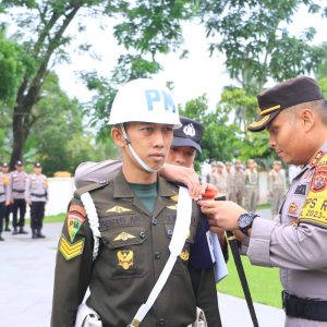 Terjaminnya Rasa Aman Arus Balik Lebaran, Polres Limapuluh Kota Gelar Pasukan Operasi