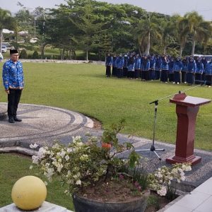 Asisten Administrasi Umum Azuhdi Permana Putra, Pimpin Upacara Hari Otda ke-XXVIII