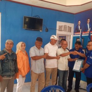 Pendaftaran Calon Walikota Payakumbuh, Partai Demokrat Diwarnai Dr. Zulmaeta Mengambil Formulir