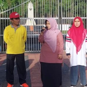 316 CJH Kota Bukittinggi Ikuti Senam Haji yang Menjadi Program Nasional