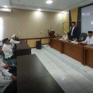 Pemko Bukittinggi dan Kemenag Adakan Sykukuran Dalam Panyelenggaraan Haji tahun 2024