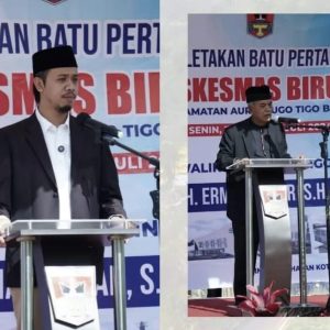 Wako Erman Safar Letakkan Batu Pertama Pembangunan Puskesmas Birugo