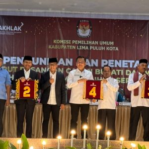 Dapat Nomor Cantik Angka 1, Deni – Riko Singgung Percepatan Pembangunan