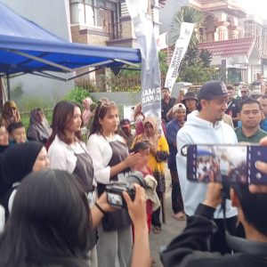 Cawako, Erman Safar Kampanye Melalui Mabes Bersama Warga Tengah Sawah