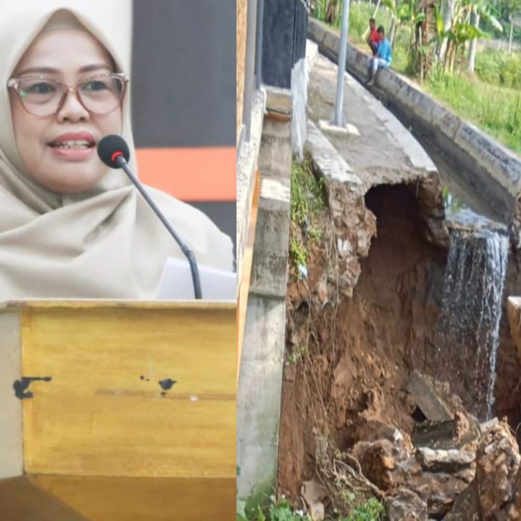 Wakil Ketua DPRD Hurisna Jamhur Desak Pemko Tanggap Darurat Irigasi Rusak Di Payakumbuh Timur.