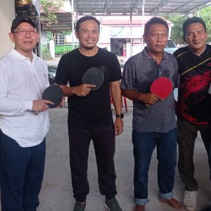 Fasilitasi Latihan Tenis Meja, Ketua Komisi C Fitrayanto Dukung Penuh Porwarprov Sumbar.