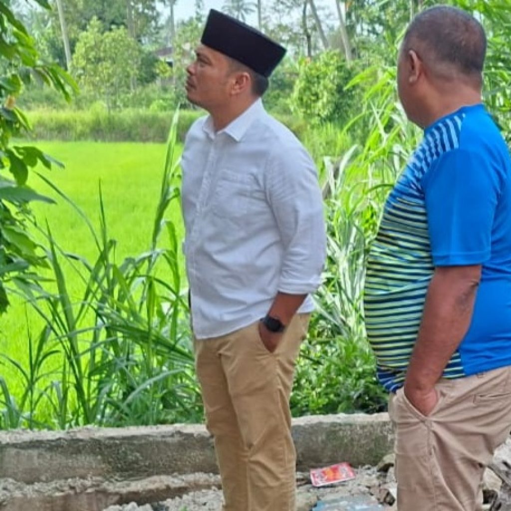 Warga Subarang Botuang Apresiasi Fitrayanto Tinjau Dam Rusak.
