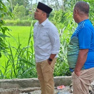 Warga Subarang Botuang Apresiasi Fitrayanto Tinjau Dam Rusak.
