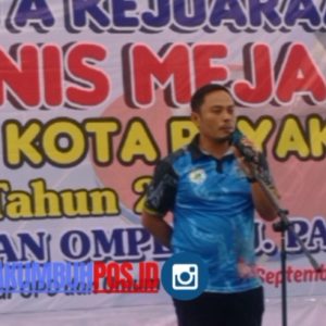 Ketua PTMSI Fitrayanto (Fyt), Apresiasi Piala Wali Kota Payakumbuh 2025 Dorong Prestasi Atlet Tenis Meja.