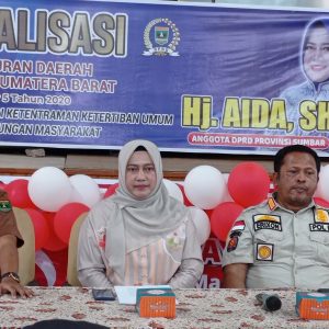 Hj. Aida Sosialisasikan Perda Ketertiban, Ajak Masyarakat Bersama Jaga Keamanan dan Kenyamanan.