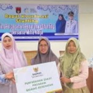 Rakor TPPS dan Penyerahan Bantuan Nutrisi Program GENTING Di Gelar Pemko Bukitttinggi 