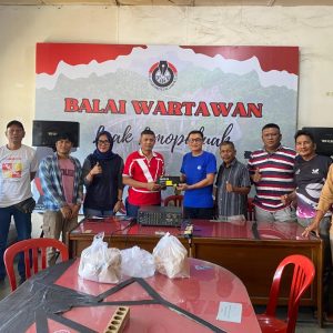 Silaturahmi dengan Jurnalis, Zeki Oktariza Tekankan Pentingnya Solidaritas Sosial.