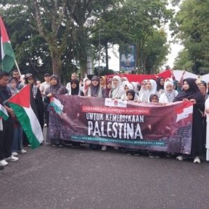 Wawako Ibnu Asis Resmi Buka Aksi Bukittinggi Bela Palestina 