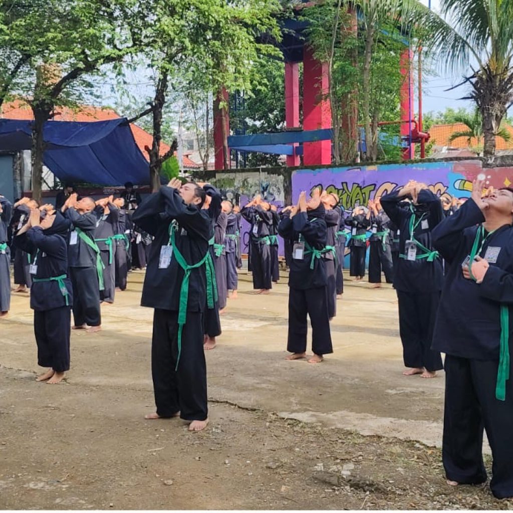 Gabungan SH Terate Cabang Depok dan Jakarta Selatan Gelar Ujian Kenaikan Tingkat Sabuk Hijau