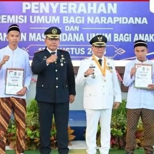 Kemerdekaan Membawa Harapan Baru, 377 Warga Binaan Bukittinggi Terima Remisi, 4 Orang Bebas