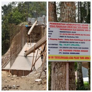 Jalur Strategis Agam – Bukittinggi Mulai Direkonstruksi