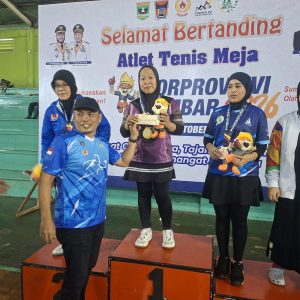 Fitrayanto Bangga, Tenis Meja Payakumbuh Sabet Empat Medali di Porprov XVI.