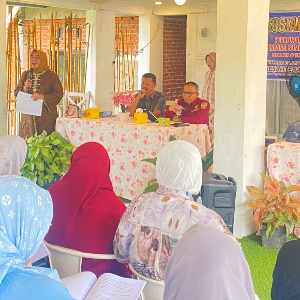 Hj. Aida, SH Sosialisasikan Perda Kesejahteraan Sosial, Dorong Peran Aktif Masyarakat.